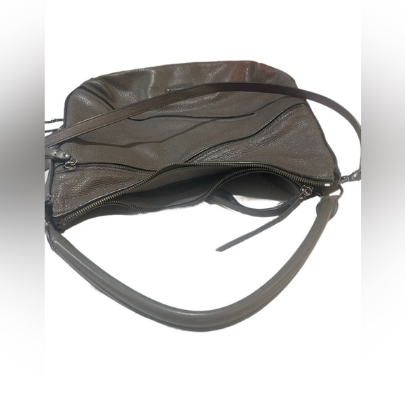 Marc by Marc Jacobs Serpentine Dark Gray Goat Leather Hobo Shoulder Bag - Picture 8 of 16